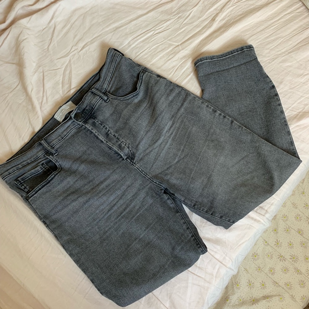 Authentic Stretch High Rise Slim Straight Jeans